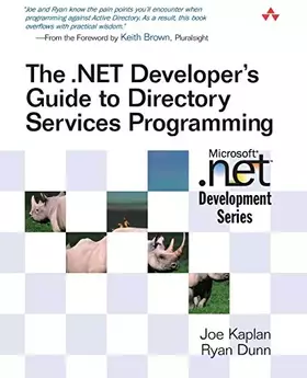 Couverture du produit · The .NET Developer's Guide to Directory Services Programming