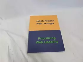 Couverture du produit · Prioritizing Web Usability