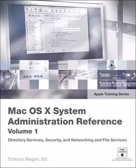 Couverture du produit · MAC OS X System Administration Reference