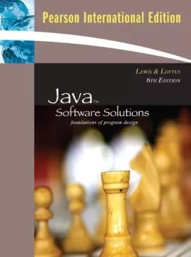 Couverture du produit · Java Software Solutions: Foundations of Program Design: International Edition