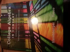 Couverture du produit · College Algebra in Context (4th Edition)