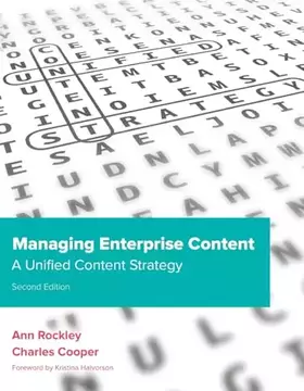 Couverture du produit · Managing Enterprise Content: A Unified Content Strategy (Voices That Matter)