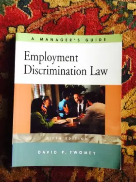 Couverture du produit · Employment Discrimination Law
