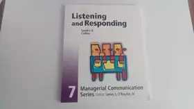 Couverture du produit · Module 7: Listening and Responding (Managerial Communication Series)