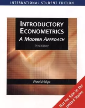 Couverture du produit · Introductory Econometrics: A Modern Approach