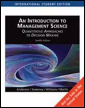 Couverture du produit · An Introduction to Management Science: Quantitative Approaches to Decision Making