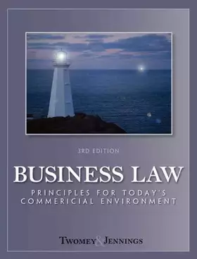 Couverture du produit · Business Law: Principles for Today's Commerical Environment: Principles Volume