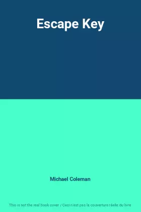 Couverture du produit · Escape Key