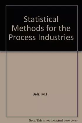 Couverture du produit · Statistical methods for the process industries,