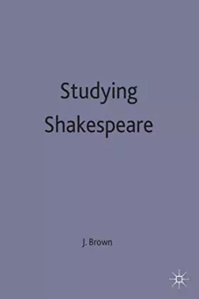Couverture du produit · Studying Shakespeare (Casebooks Series, 7)