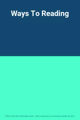 Couverture du produit · Ways To Reading