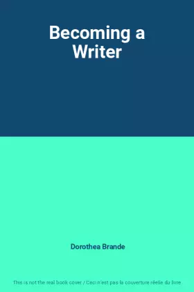 Couverture du produit · Becoming a Writer