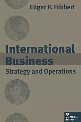 Couverture du produit · International Business: Strategy and Operations