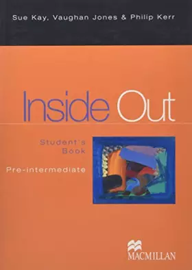 Couverture du produit · Inside Out: Pre-intermediate Student Book