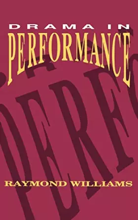 Couverture du produit · Drama In Performance