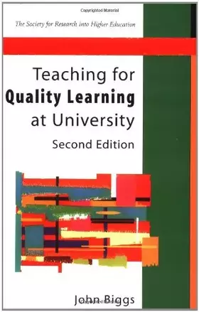 Couverture du produit · Teaching For Quality Learning at University