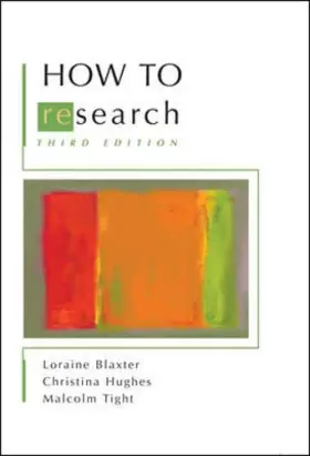 Couverture du produit · How to Research