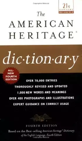 Couverture du produit · The American Heritage Dictionary: Fourth Edition (21st Century Reference)