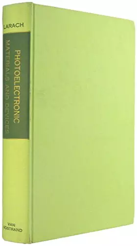 Couverture du produit · Photoelectronic Materials and Devices