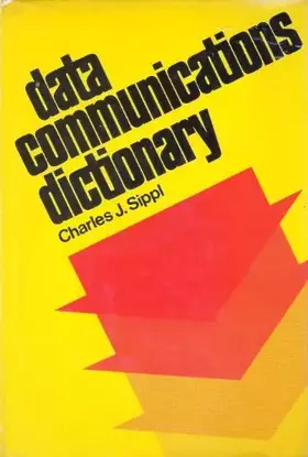 Couverture du produit · Data communications dictionary