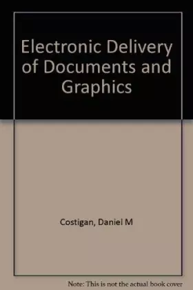 Couverture du produit · Electronic Delivery of Documents and Graphics