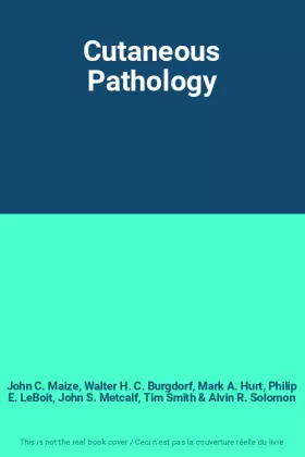 Couverture du produit · Cutaneous Pathology