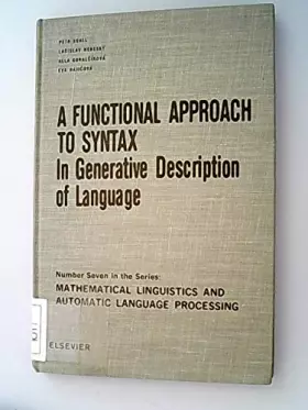 Couverture du produit · Functional Approach to Syntax