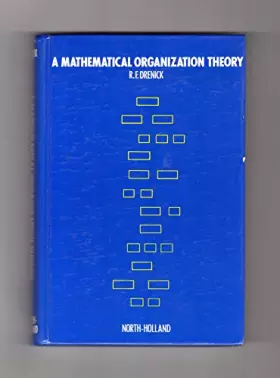 Couverture du produit · Mathematical Organizational Theory