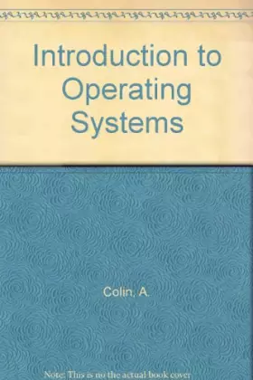 Couverture du produit · Introduction to Operating Systems