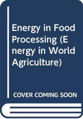 Couverture du produit · Energy in Food Processing
