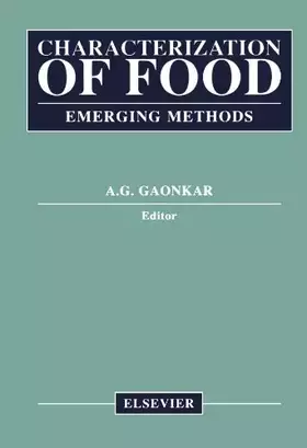 Couverture du produit · Characterization of Food: Emerging Methods