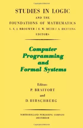 Couverture du produit · Computer Programming and Formal Systems (Volume 35)