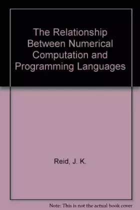 Couverture du produit · The Relationship Between Numerical Computation and Programming Languages