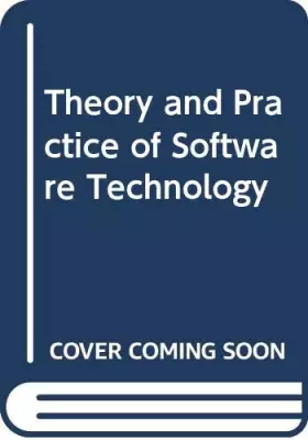 Couverture du produit · Theory and Practice of Software Technology