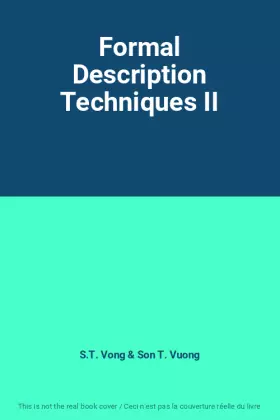 Couverture du produit · Formal Description Techniques II