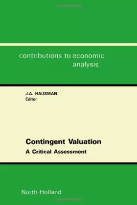 Couverture du produit · Contingent Valuation: A Critical Assessment