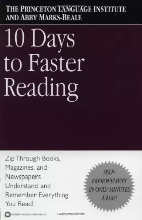 Couverture du produit · 10 Days to Faster Reading
