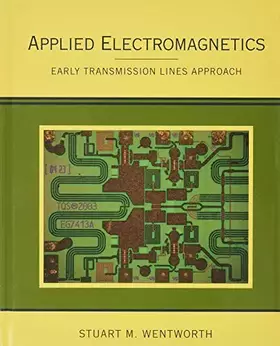 Couverture du produit · Applied Electromagnetics: Early Transmission Lines Approach