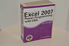 Couverture du produit · Excel 2007 Power Programming with VBA (Mr. Spreadsheet's Bookshelf)