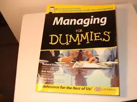 Couverture du produit · Managing for Dummies (For Dummies)