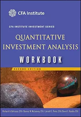 Couverture du produit · Quantitative Investment Analysis Workbook