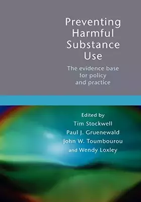 Couverture du produit · Preventing Harmful Substance Use: The Evidence Base for Policy and Practice