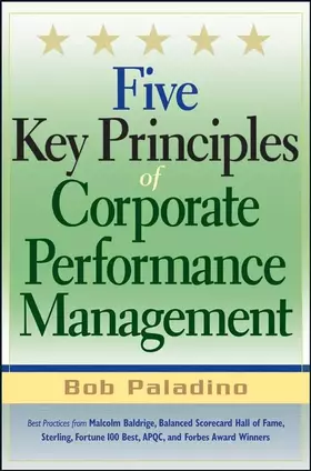 Couverture du produit · Five Key Principles of Corporate Performance Management