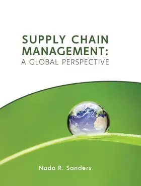 Couverture du produit · Supply Chain Management: A Global Perspective