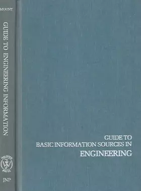 Couverture du produit · Guide to Basic Information Sources in Engineering (International Studies in Evaluation)
