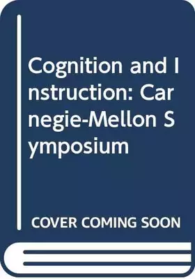 Couverture du produit · Cognition and Instruction