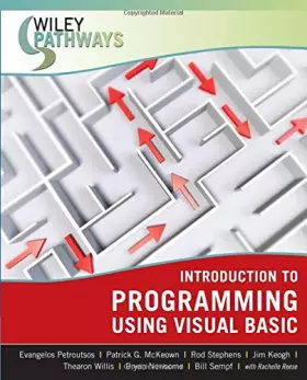 Couverture du produit · Wiley Pathways Introduction to Programming using Visual Basic