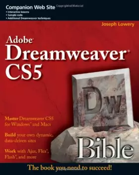 Couverture du produit · Adobe Dreamweaver CS5 Bible
