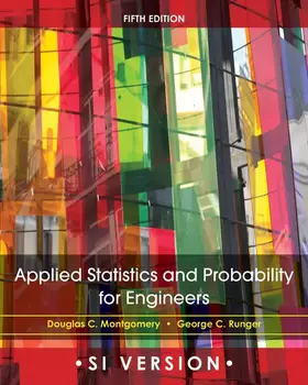 Couverture du produit · Applied Statistics and Probability for Engineers