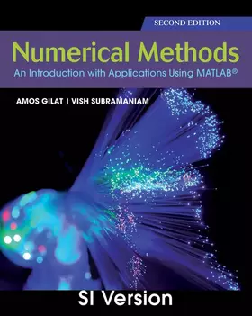 Couverture du produit · Numerical Methods with MATLAB